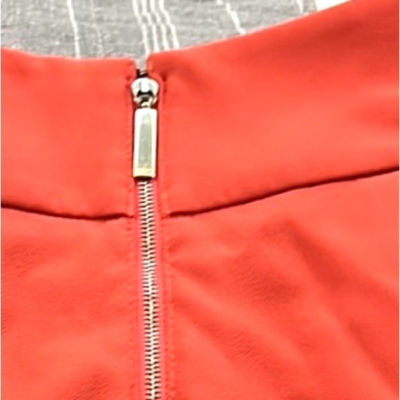 ELISABETTA FRANCHI,High-Waisted trousers in Tangerine, EUC Cropped,Size 40/4 - Picture 4 of 11